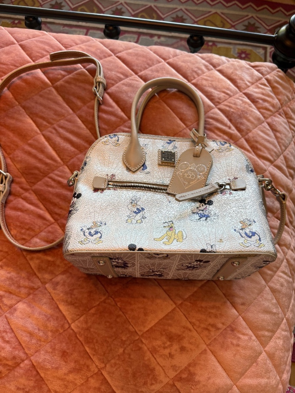 Disney100 Mickey and Friends Satchel by Dooney